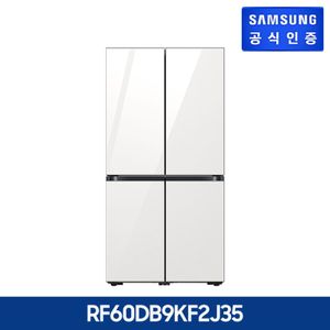 삼성전자 삼성 비스포크 냉장고 4도어 키친핏 615L RF60DB9KF2J35 글램화이트..[34134091]