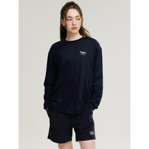 [SET] 남여공용 에어프레쉬 스트링 롱 슬리브 + 스트레치 쇼츠 W 블랙