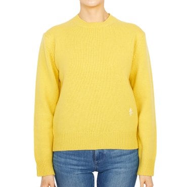 스포티앤리치 SRC CR741DF DAFFODIL 여자 크루넥 울 니트