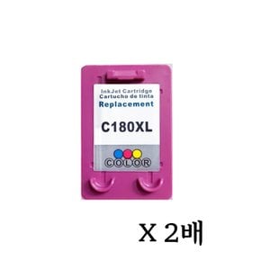  고품질 삼성호환 C180XL 대용량 칼라 재생잉크