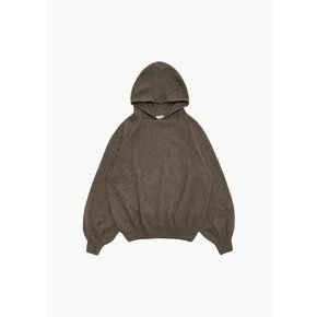 베이스레인지 24CO BASERANGE SOAR HOODIE (RECYCLED CASHMERE) IN TEAK BROWN