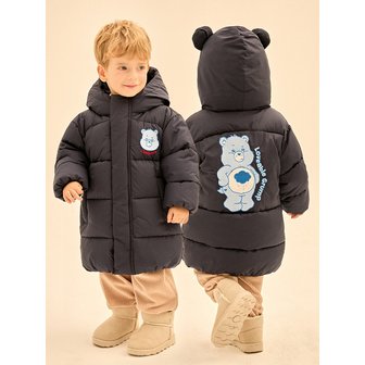 케어베어 그럼피베어 후드마이크로젤 롱코트