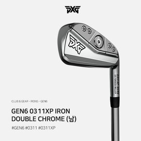 [M][PXG 공식대리점 정품] GEN6 0311P 더블 크롬  6개 스틸아이언세트(5~W/DG 105 S200)