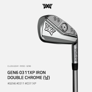 피엑스지 [M][PXG 공식대리점 정품] GEN6 0311P 더블 크롬  6개 스틸아이언세트(5~W/DG 105 S200)