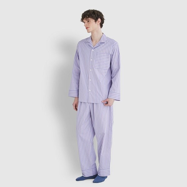 [Patina by JAJU] [공용] 세일링 코튼 10부 파자마 세트 [S~XL] J24N9011010BO