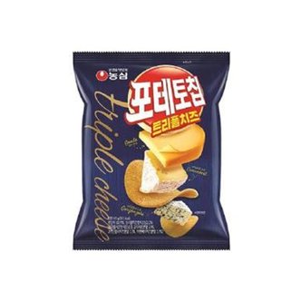  농심 포테토칩 트리플 치즈 50g x16개