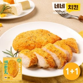 [네네치킨] 네꼬닭 크런치 닭가슴살 스노윙치즈맛 90g 1+1팩