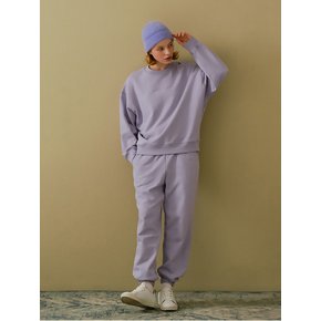 MESSAGE LOGO SWEATPANTS 0002_MIST VIOLET