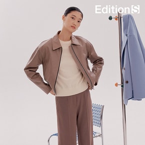 「NEW런칭」 24FW 에디션S 이태리 돌체 램스킨 블루종 자켓