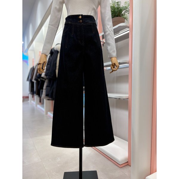 [여주점] 여성 와이드핏 하이웨스트 기모 데님 팬츠(ITPCYDP940)