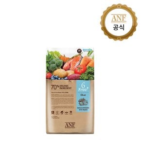 식스프리 플러스 강아지 사료 연어/흰살생선 1.8kg