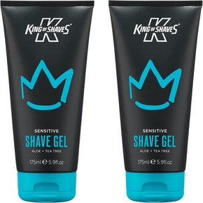King of Shaves 킹 오브 쉐이브 쉐이브젤 센시티브 젤 175ml 2개