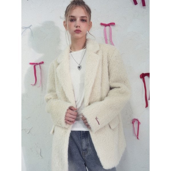 Elizabeth Boucle Blazer IVORY_2Colors