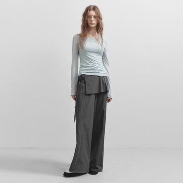레이브 Layered Wide Pants VW5SL454_2color
