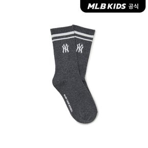 (공식)26N 베이직 스트라이프 크루 양말 NY (D.Melange Grey) 7ASOB306N-50MGD