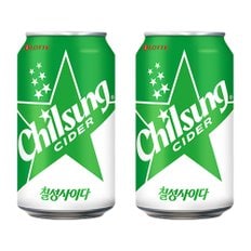  칠성사이다 업소용 355ml x 8캔/12캔/24캔/48캔 탄산음료 선택
