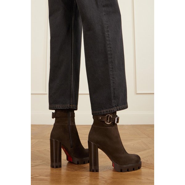 디아누셰트 100 버클 스웨이드 앵클 부츠 46376663162951165