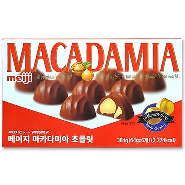  코스트코 meiji 메이지 마카다미아 초콜릿 384g (64g x 6개)