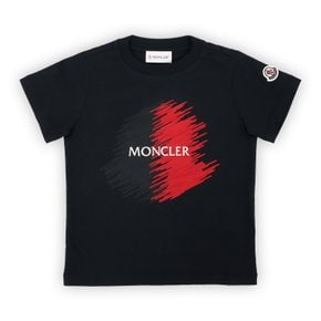 몽클레어 24 S/S 키즈 인펜트 스크리블 로고 반팔(네이비) 8C00022 89AFV 778 8,10A