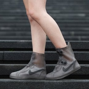 실리콘 신발방수커버 레인슈즈(블랙)