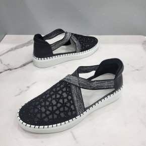 X21023 BLACK 여성 망사 슬립온 3cm 미셸by탠디 MK207