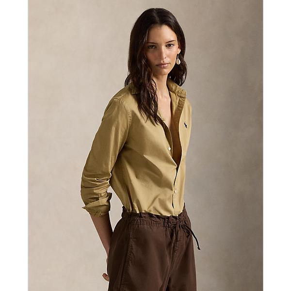 여성 클래식핏 코튼 트윌 셔츠(WMPOSHTNDO21060260)