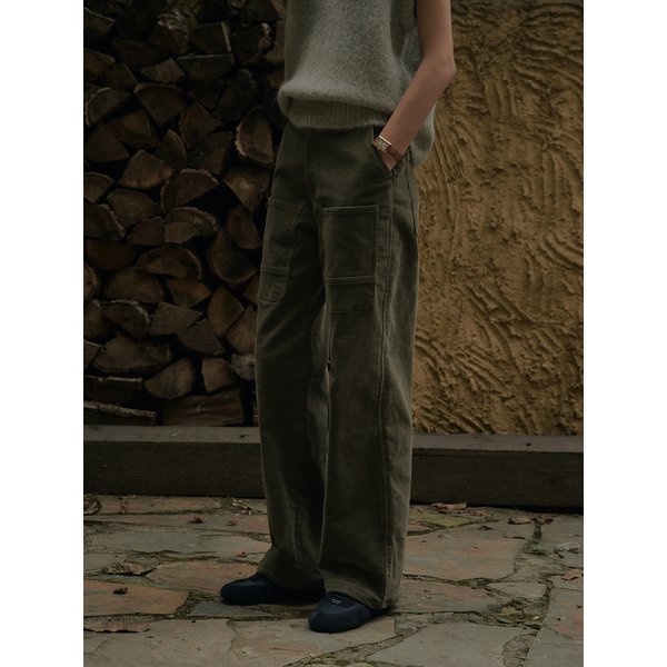 ARTE CORDUROY POCKET PANTS_KHAKI