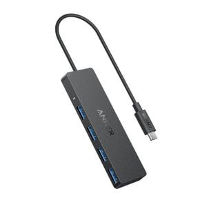 영국 앤커 허브 Anker 4Port USB 3.0 Data Hub UltraSlim 5Gbps USBC OTG with 20 cm Extended C