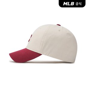 [코리아공식]스포티브 바시티 배색 언스트럭쳐 볼캡 CLE (D.Cream)