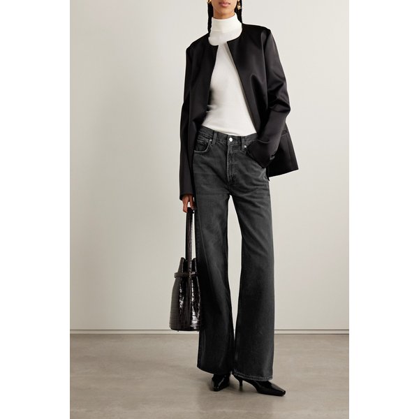 파로마 미드라이즈 와이드 진 블랙 46376663163025407