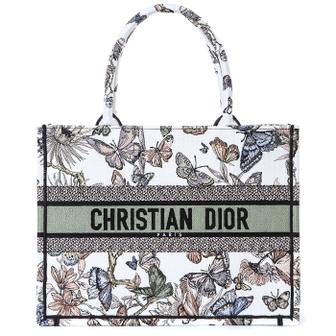 DIOR 디올 트왈 드 주이 멕시코자수 미듐 북토드 백/M1296ZESR 20E