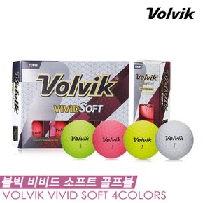 비비드 소프트(VIVID SOFT) 골프볼 [3피스/12알][4COLORS]