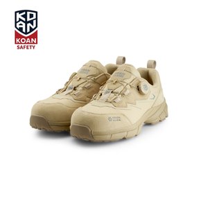 코오롱 논슬립 경량 와이드토캡 다이얼락 작업화 안전화 사막화 KS-407DT