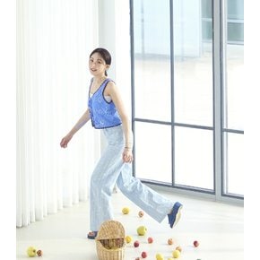 [C]리본여밈 크로셰 베스트 (PR2KV561)