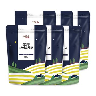 차예마을 고농축 동결건조 보이차고 찹쌀향 보이숙차고 200g x 6팩..