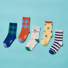 먼데이 투 프라이데이 양말 5P SET 헬리콥터
