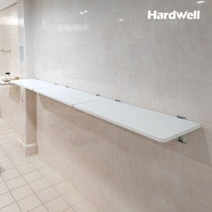 하드웰 시스템 벽선반 1단 세탁실 벽걸이 원목 다용도실