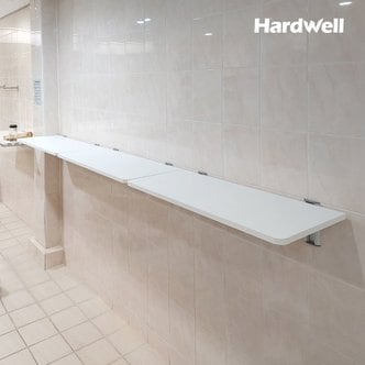 하드웰 시스템 벽선반 1단 세탁실 벽걸이 원목 다용도실