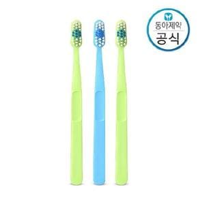 6-12세 스텝 해피스마일 키즈 어린이 칫솔 2단계(색상랜덤) 3개 초등학생