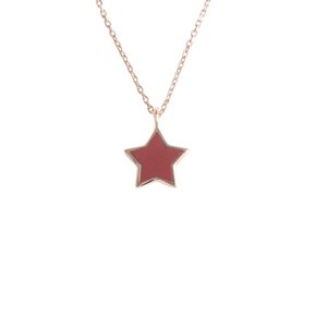 브라운 별 목걸이  14k Gold