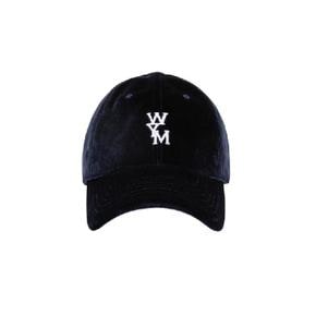 벨벳 로고 볼캡 네이비   23FW W233AC51993N