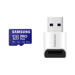전자 공식인증 마이크로SD카드 PRO PLUS 128GB + 리더기 MB-MD128SB/WW 무료배송 EL