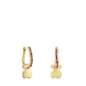 Vermeil silver bear earrings and Luah sapphires/귀걸이/111363510