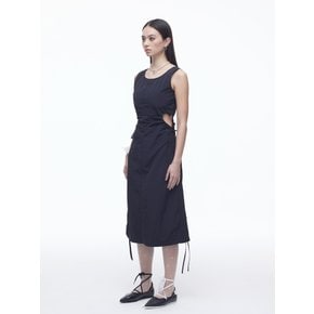 Nylon Heart String Dress BK