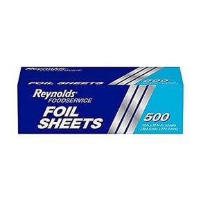 미국 레이놀즈 호일 Reynolds Wrappers PreCut Aluminum Foil Sheets 12x10.75 Inches 500 13573