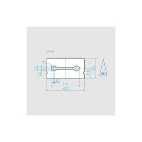 카이지루시 면도날 얇은 칼날 일본제 업무용 기계 커터날 필름 우레탄 종이 DIY