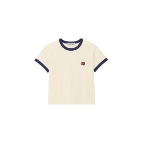 오니츠카타이거 타이거 로고 와펜 여성 반팔 링거 티셔츠 2컬러 2182B672