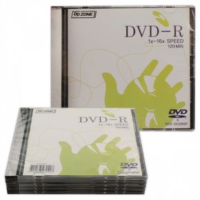 DD ZONE dvdr 공dvdr DVD-R Slim케이스 16X 120min 5P X ( 2매입 )