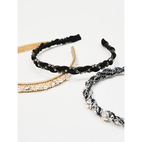 Twist Jewel Hairband_Black