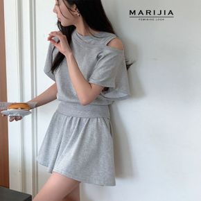 어깨트임 플레어 팬츠 세트 MSTC11038 여행룩 휴양지룩 데일리룩 플레어팬츠_P428032191